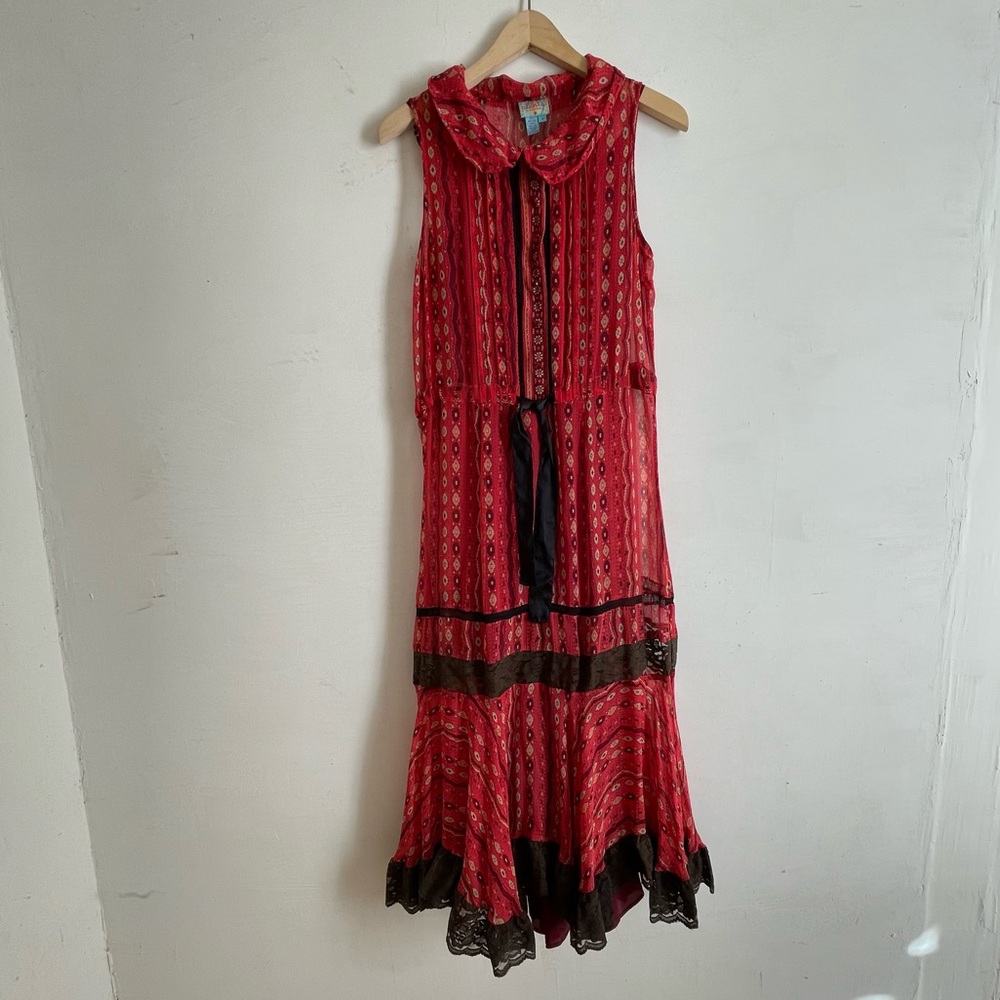 Plenty by Tracy Reese 6 women’s mid maxi dress silk anthropologie
